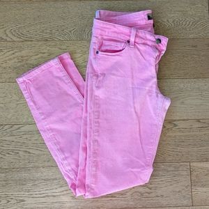 Paige Peg Skinny pink jeans